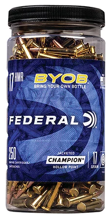 Federal .17 HMR 17gr HP Brass – 250rd