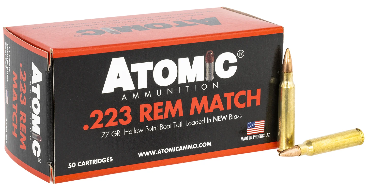 atomic .223 Remington 77gr – 50rd