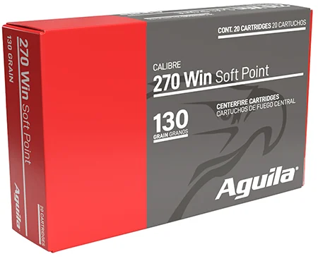 Aguila .270 Winchester 130gr Brass – 20rd