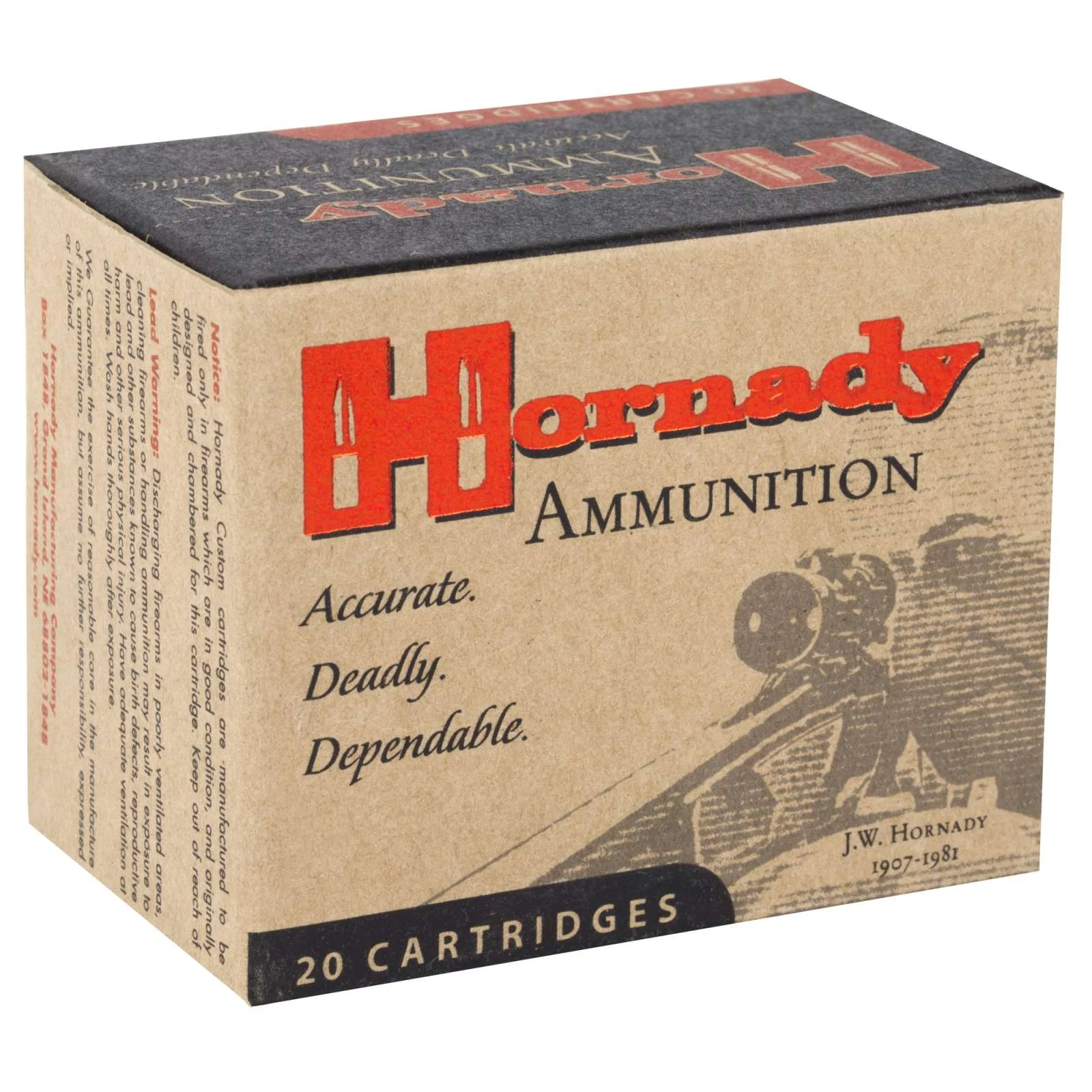 Hornady .50 AE 300gr HP Brass – 20rd