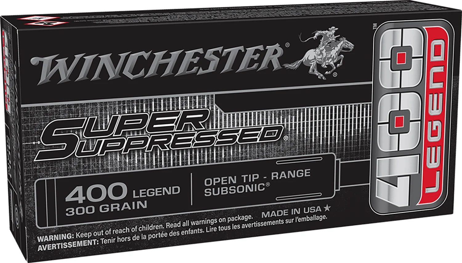 Winchester .400 Legend 300gr OPEN TIP Brass – 20rd