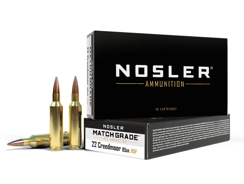 Nosler .22 Creedmoor 85gr RDF HOLLOW POINT BOAT TAIL Brass – 20rd