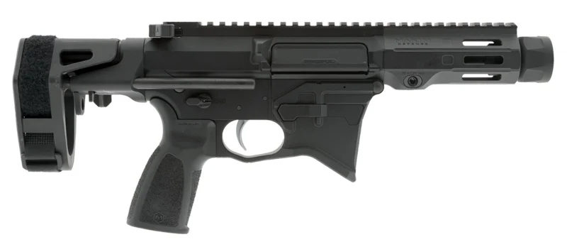 Maxim Defense MD9 K SCW 9mm Luger 4.50" Black Nitride Threaded Barrel, Arid Brown Anodized Aluminum Receiver w/Picatinny Rail, Arid Black Maxim SCW Pistol Brace, Arid Brown Polymer Grip