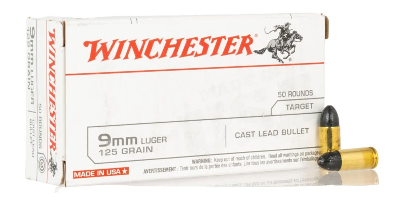 WIN USA9MM125 9MM USA TARGET CLB 125GR 50/10