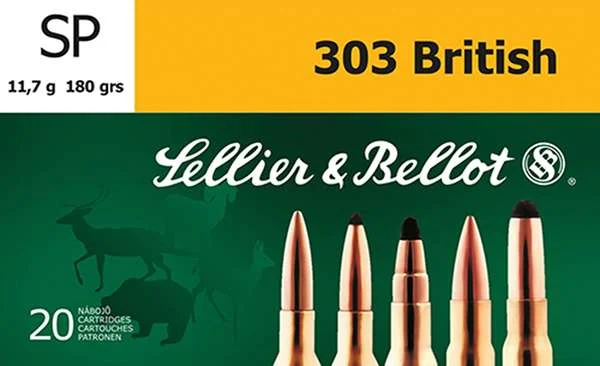 Sellier-Bellot .303 British 180gr Brass – 20rd