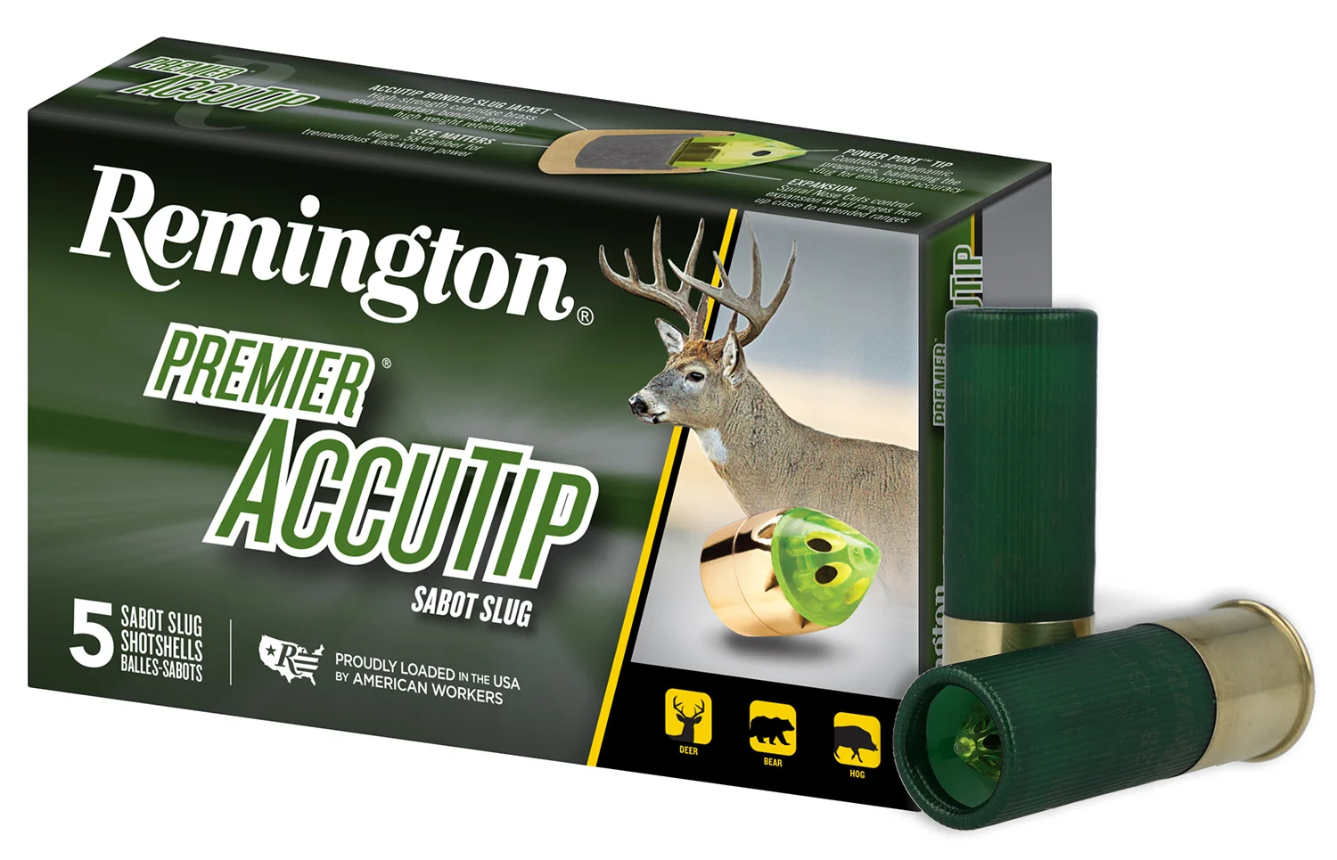 Remington 12 Gauge SLUG Brass – 5rd