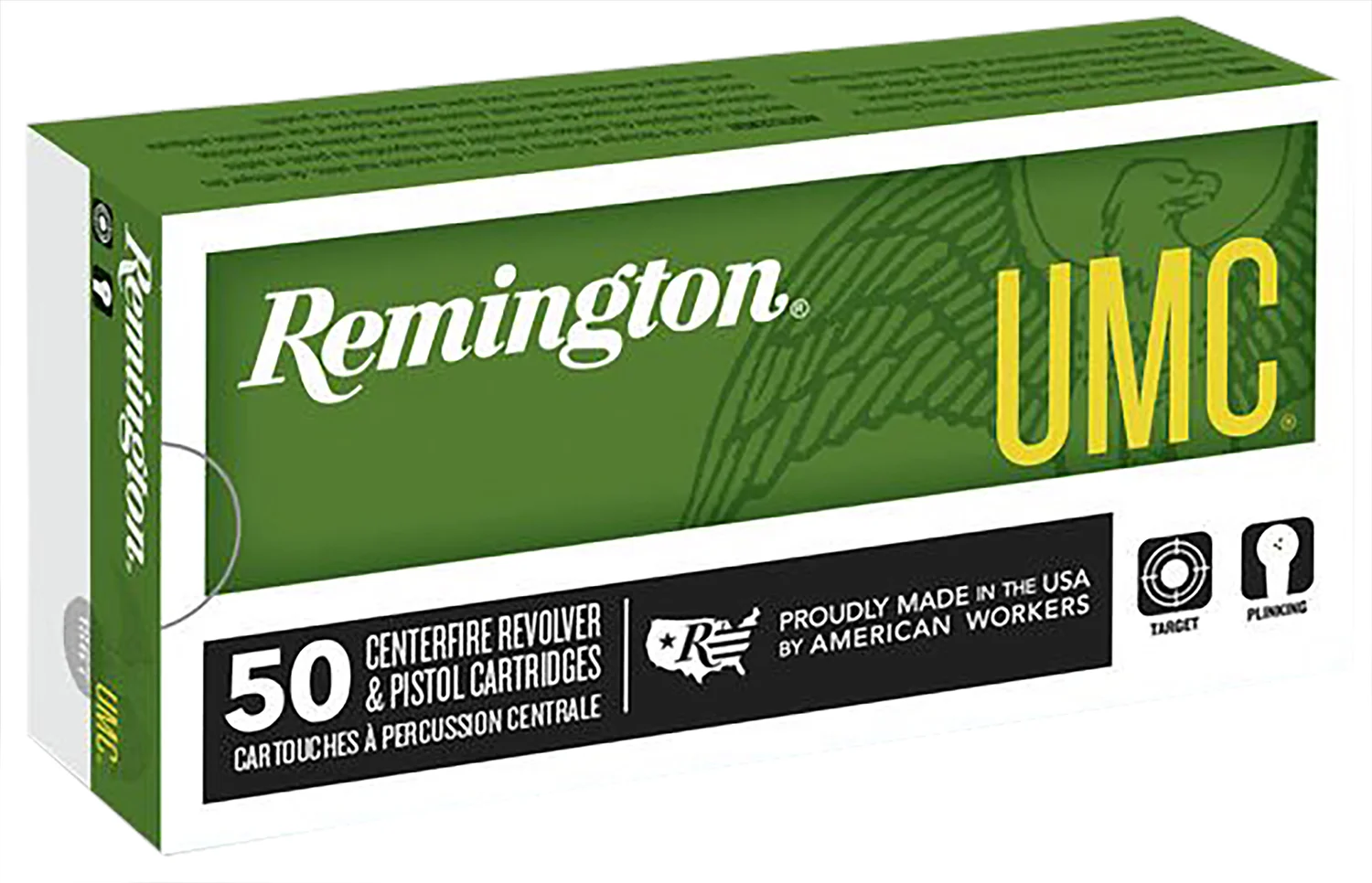 Remington .357 Magnum 125gr JSP Brass – 50rd