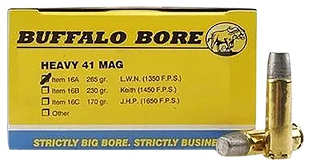 Buffalo-Bore .41 Rem Mag 265gr Brass – 20rd