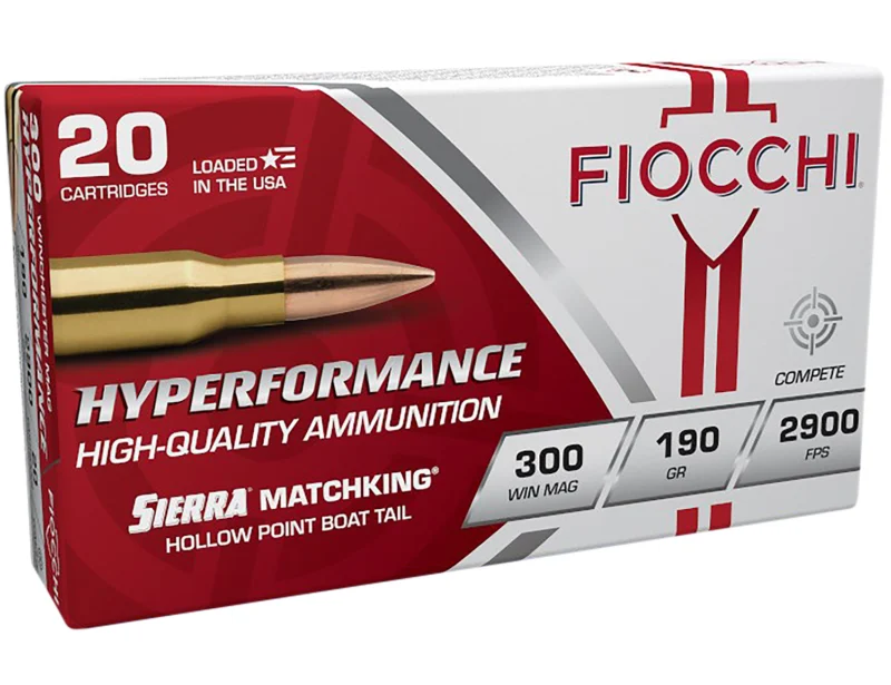 Fiocchi .300 Win Mag 190gr MATCHKING – 20rd