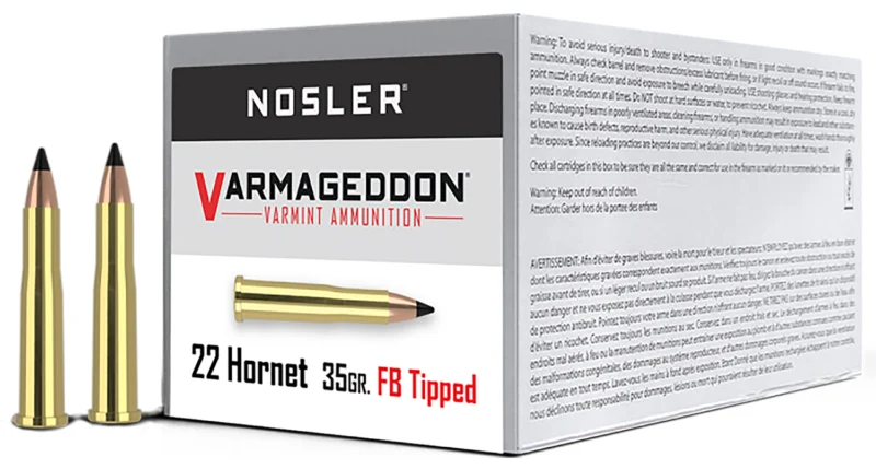 Nosler .22 Hornet 35gr Brass – 20rd