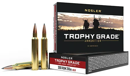 Nosler .300 RUM 210gr ACCUBOND Brass – 20rd