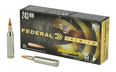 Federal .243 Winchester 95gr Nickel-Plated Brass – 20rd