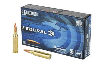 Federal 6.5 Creedmoor 95gr V-MAX Brass – 20rd