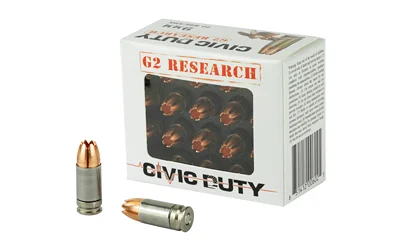 G2 Research 9mm Luger 94gr BONDED Brass – 20rd