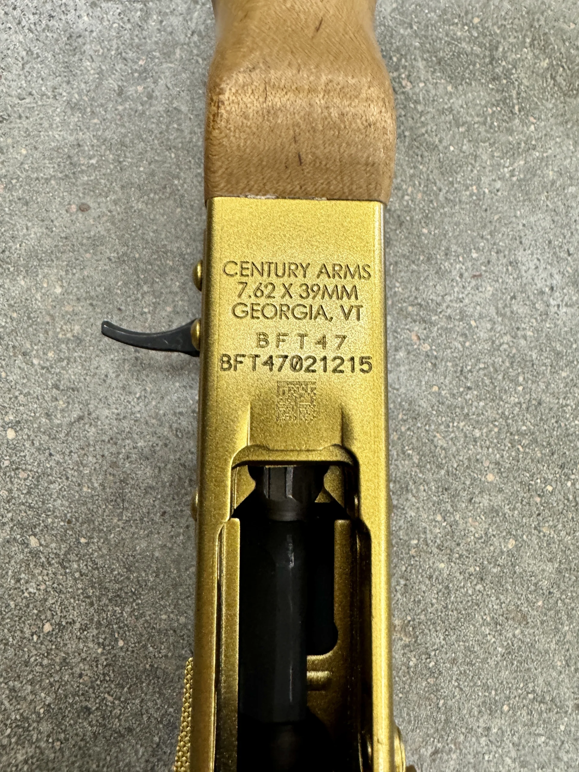 Century Arms BFT47 AK47 7.62x39 Gold Cerakote - Image 9