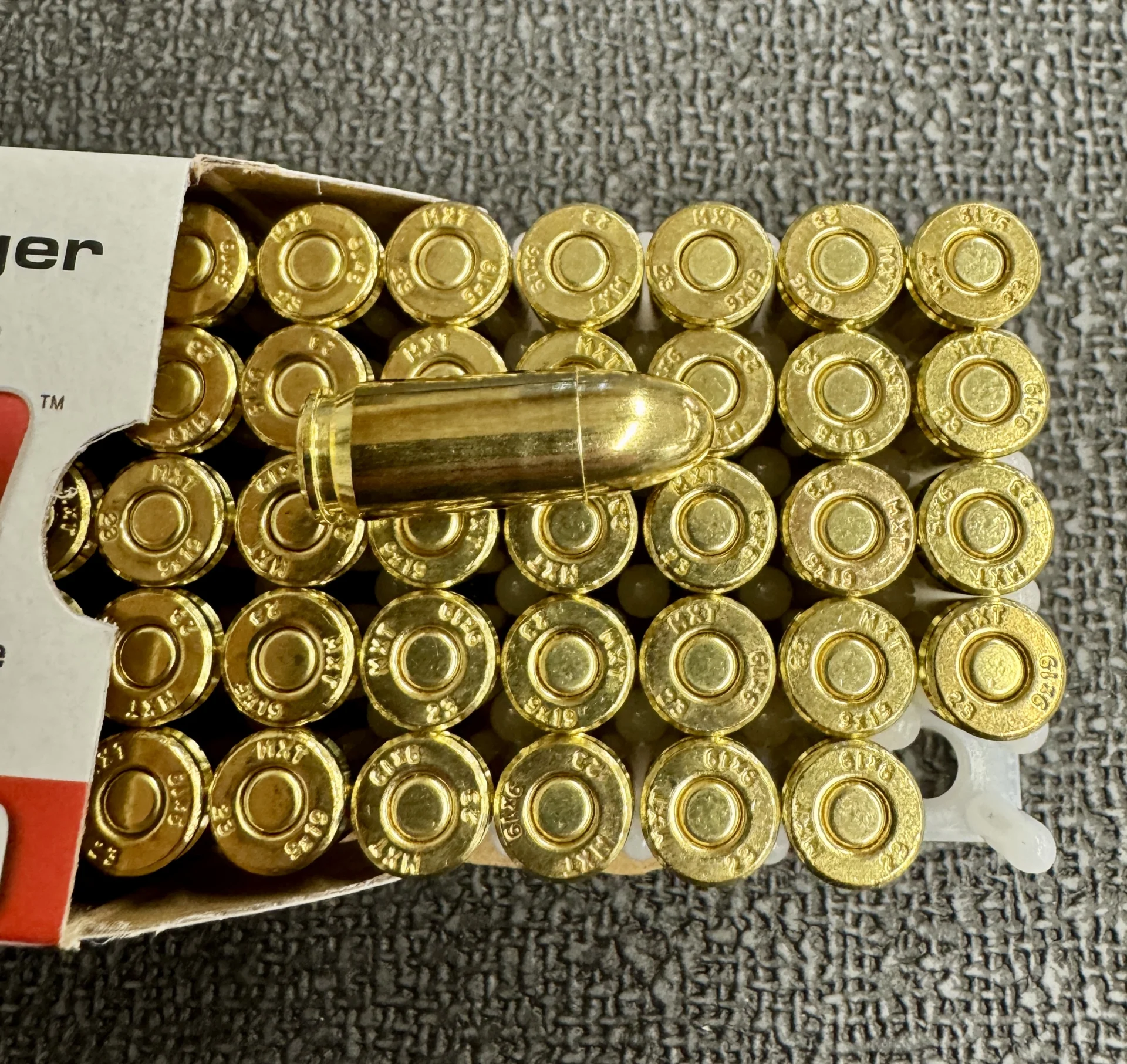 9mm Luger 115gr FMJ Brass