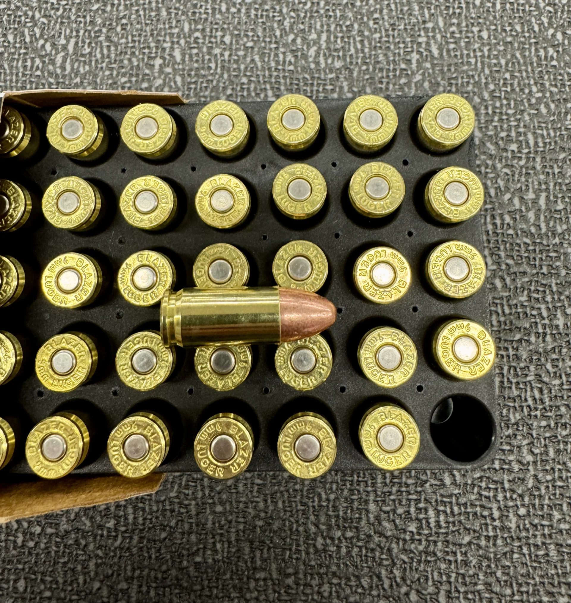 CCI Blazer Brass Handgun 9mmLuger 115gr Full Metal Jacket 50 Per Box IN STOCK - Image 2