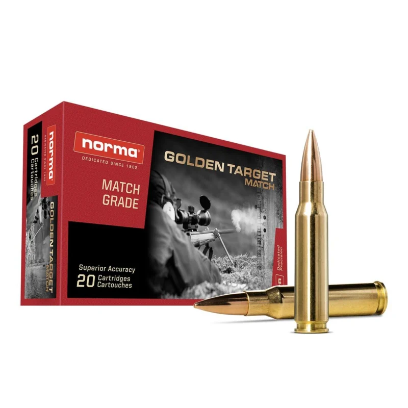 Norma .308 Winchester 168gr BTHP Brass – 20rd