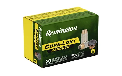 Remington .357 Magnum 180gr CORE-LOKT Nickel-Plated – 20rd