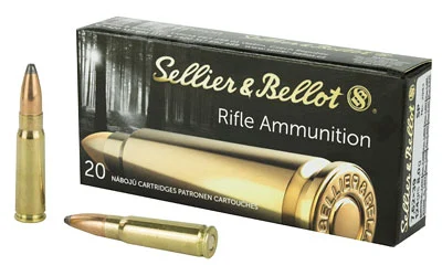 Sellier-Bellot 7.62x39 124gr SP Brass – 20rd