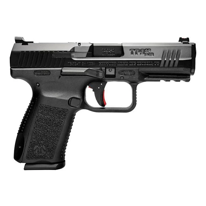 Century Arms Canik TP9SF Elite Handgun 9mm Luger 15rd Magazines(2) 4.19" Barrel Black Frame Holster