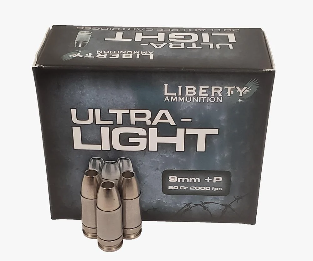 Liberty Ammunition 9mm Luger 50gr HP – 20rd