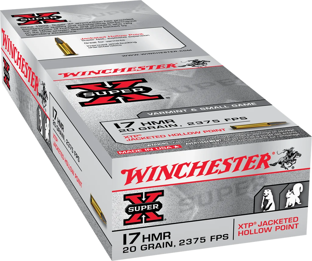 Winchester .17 HMR 20gr XTP Brass – 50rd